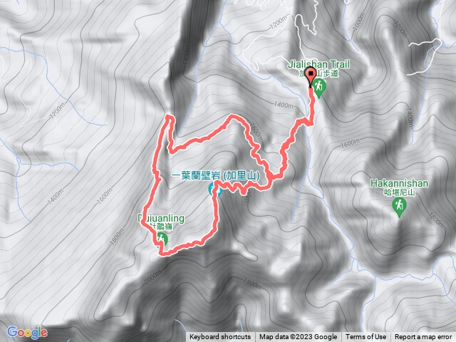 加里山杜鵑嶺P走