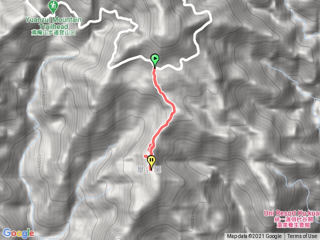 20210206屋我尾山（大雪山林道出入）