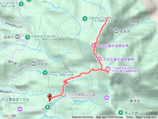 頭嵙山、二嵙山，大坑3-1355-1號步道預覽圖