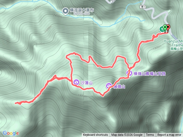 橫沙迪步道預覽圖