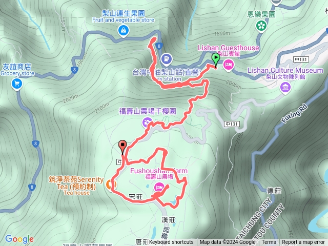 希利克步道梨山福壽山農場