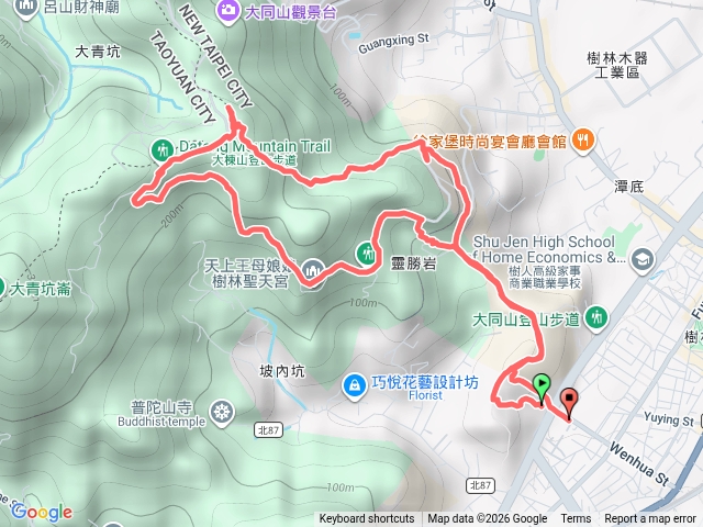 樹林大同山青龍嶺