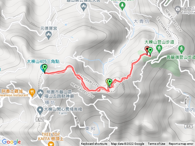 大棟山大同山區步道