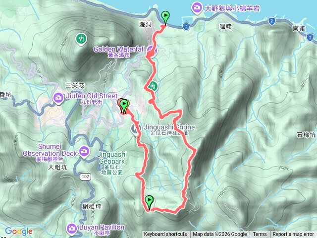 陰陽海接茶壺山接半屏山上燦光寮山下黃金博物館預覽圖