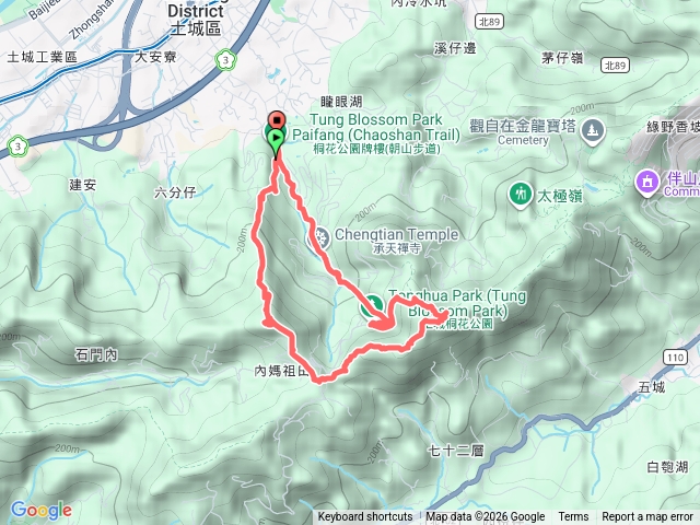 火焰山-三粒半山-天上山O走預覽圖