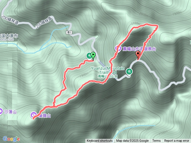 橫嶺山走鳶嘴山