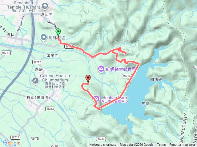 湖山岩水庫繞一圈