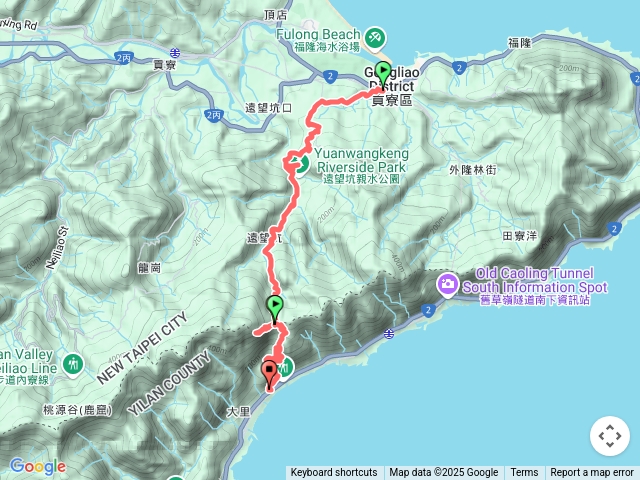 草嶺古道福隆上大里下