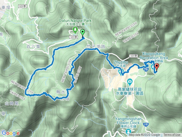 臺北大縱走：尋寶任務臺北大縱走第二段：二子坪至小油坑202008011720