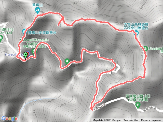 焉嘴山+捎來山+捎來南山
