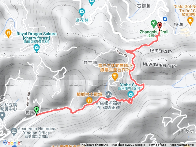 2022-04-11 銀河洞越嶺貓空