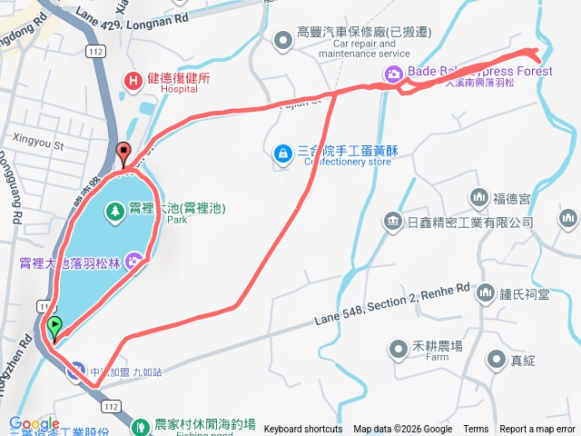 20260127 霄裡大池 霄裡分渠 大溪南興落羽松