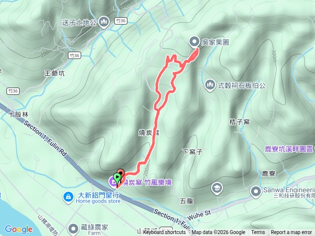 芎林燒炭窩步道