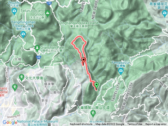 瑪礁-竹篙山-主篙山南峰-內寮小19終點站