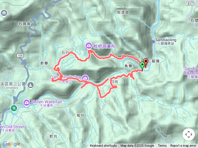 「暫存」 野人谷瀑布群