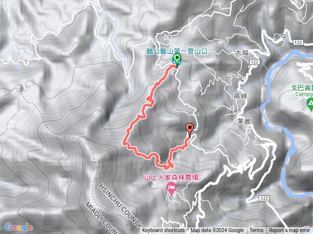 2024.01.28鵝公髻山創意路線（不上鵝公髻山）