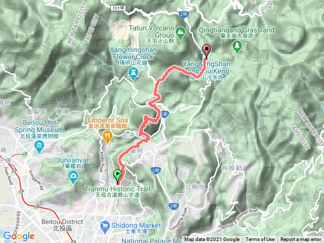 天母古道紗帽山冷水坑