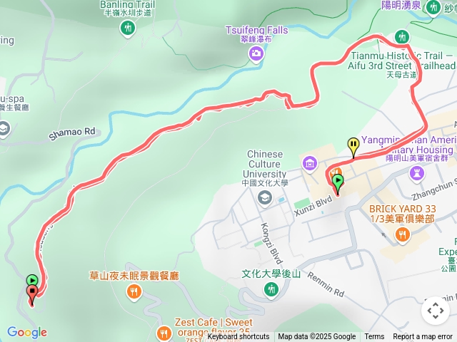 慈悟寺-天母古道-文化大學-慈悟寺