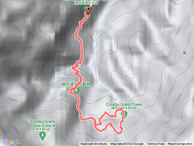 鎮西堡巨木登山步道