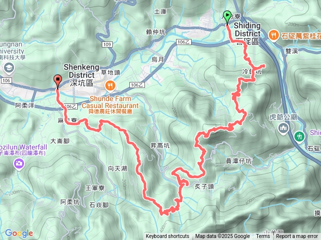 2024-07-01石碇八分寮冷飯坑山主峰東南峰楓子林山烏月山群峰昇高坑山竹麻寮山下深坑