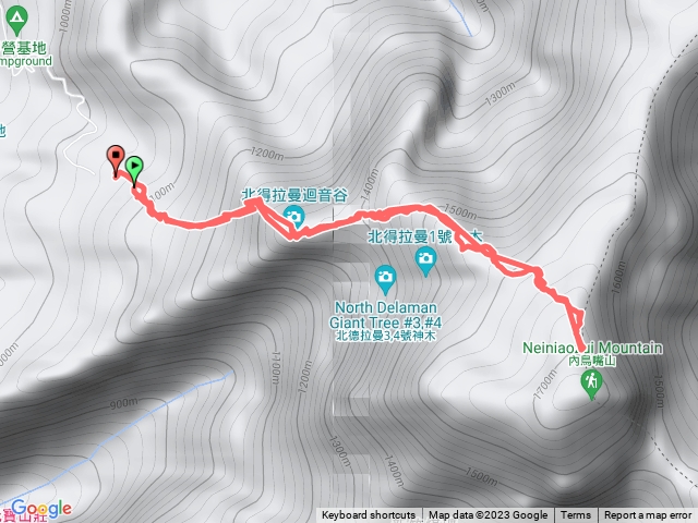 琳-北得拉曼-內鳥嘴山