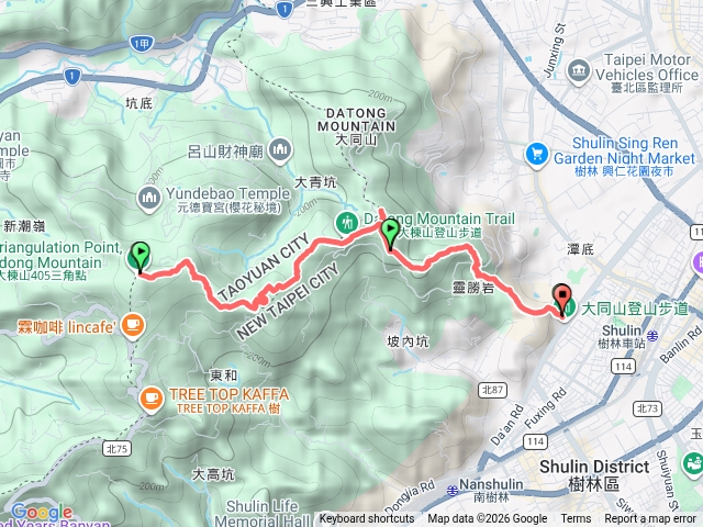 大同山、青龍嶺、大棟山預覽圖