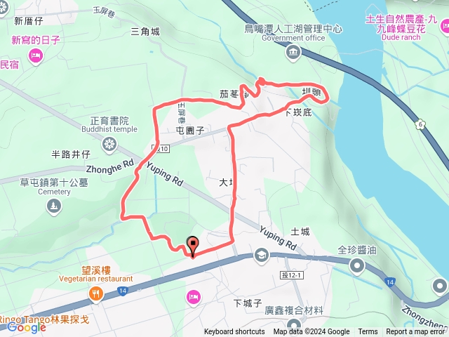 草屯鳥嘴潭農路