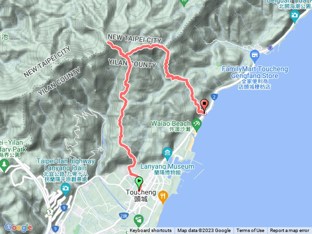 鹰子嶺山頭城～外奧