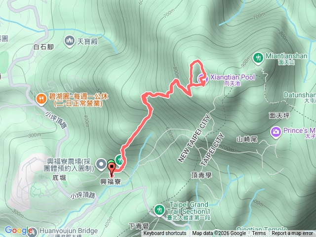 海窩人山訓-向天池