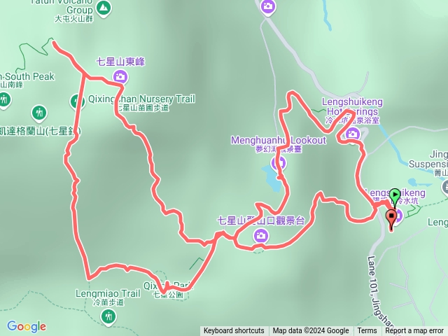 七星山主峰、東峰步道預覽圖