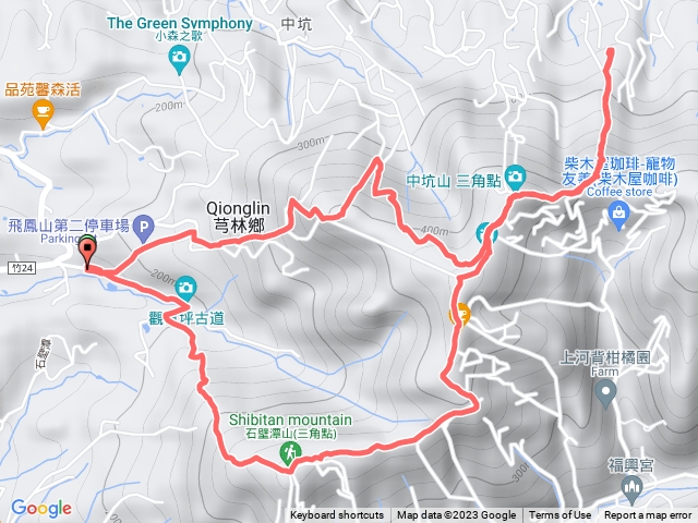 石壁潭-中坑山-板根-飛鳳山