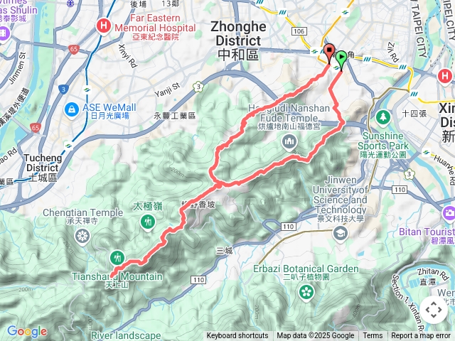 微笑山線：【天上山系】烘爐地土地公段
