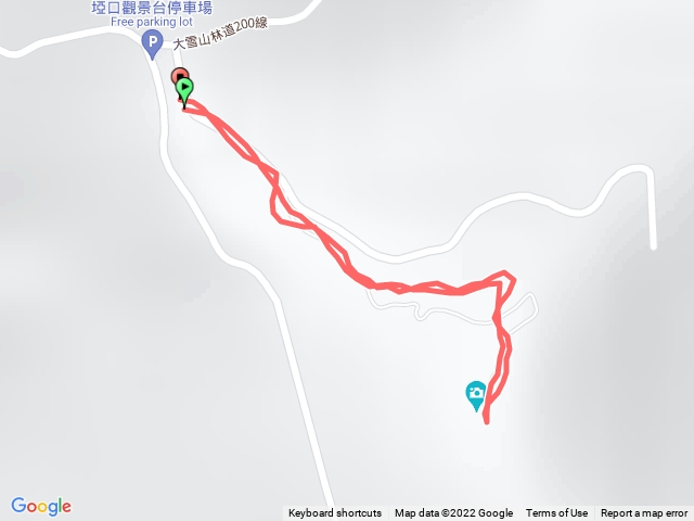 大雪山國家森林遊樂區 啞口觀景台