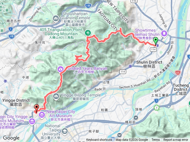 微笑山線大棟山百年大榕樹段大湖坑步道