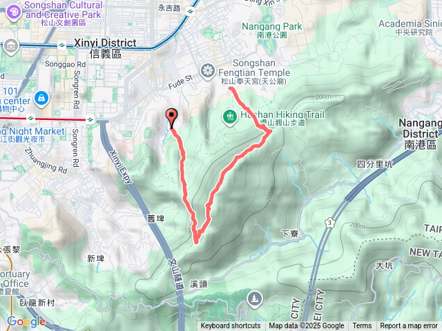 豹山溪到慈惠堂去回預覽圖
