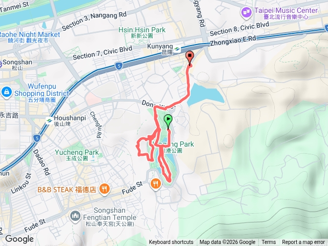 南港公園、後山埤公園