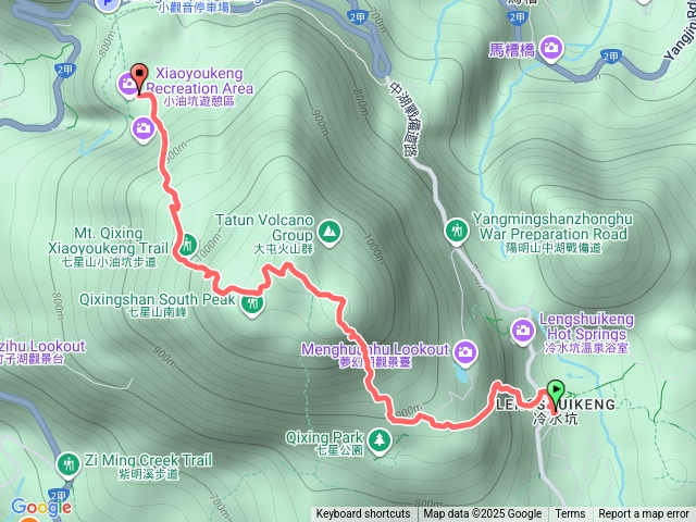 20251018七星山東主峰步道