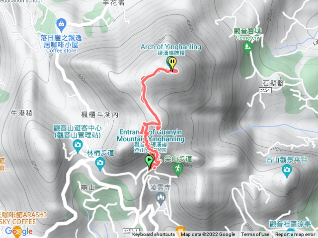 小百岳集起來硬漢嶺步道(觀音山)202205060646