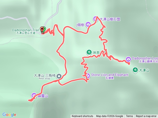 奮起湖大棟山步道預覽圖
