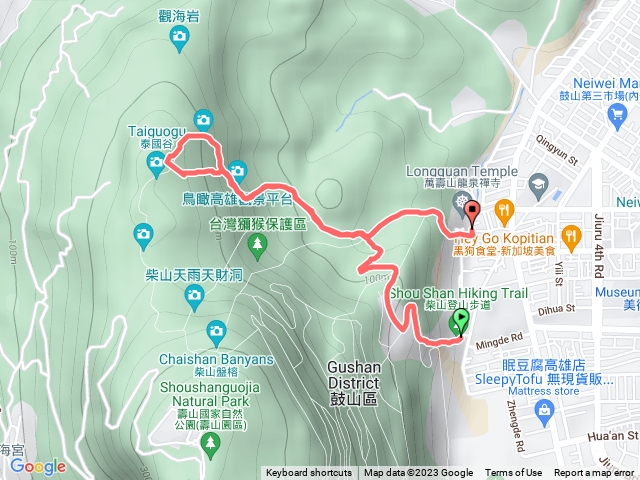 柴山北段走一半