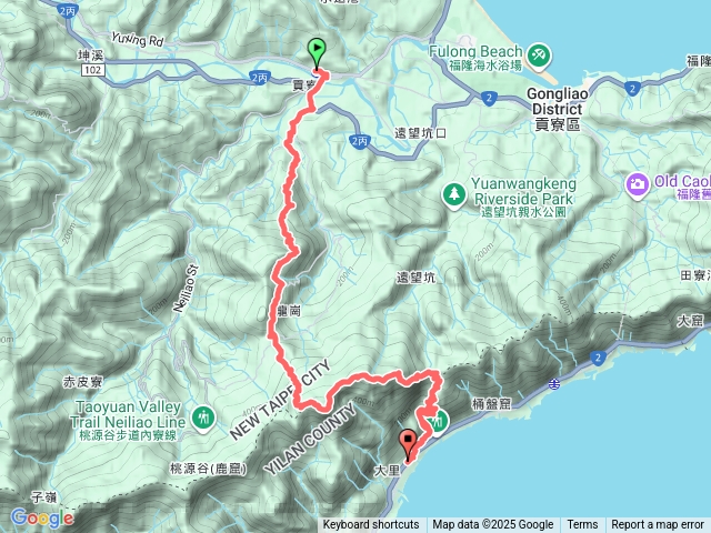 20251115貢寮大嶺古道灣頭坑山大里