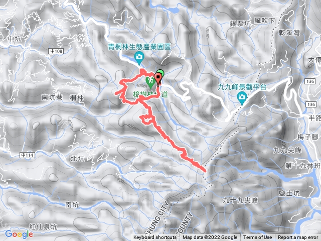 霧峰奧山、桐林山連走