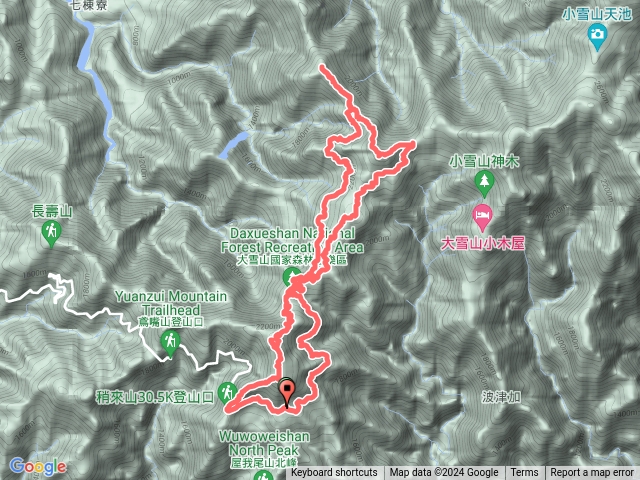 稍來山南峰稍來山烏石坑山2432峰船型山連走