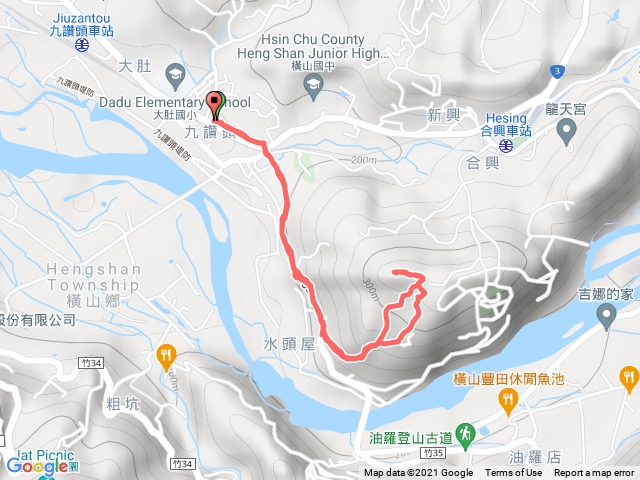 [新竹郊山]水頭屋登...杵楨杆山