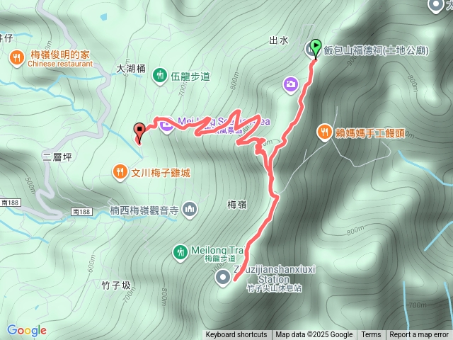 梅峰古道、竹子尖山20251123