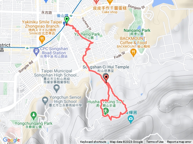 偷吃步虎山溪健行