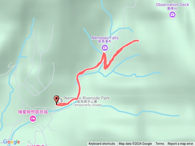 能高瀑布往福興山觀雲坪初探