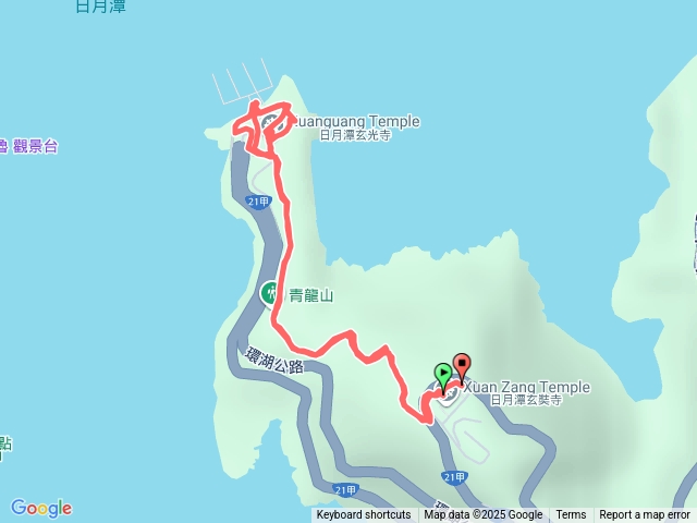 日月潭青龍山步道來回選玄光寺玄奘寺