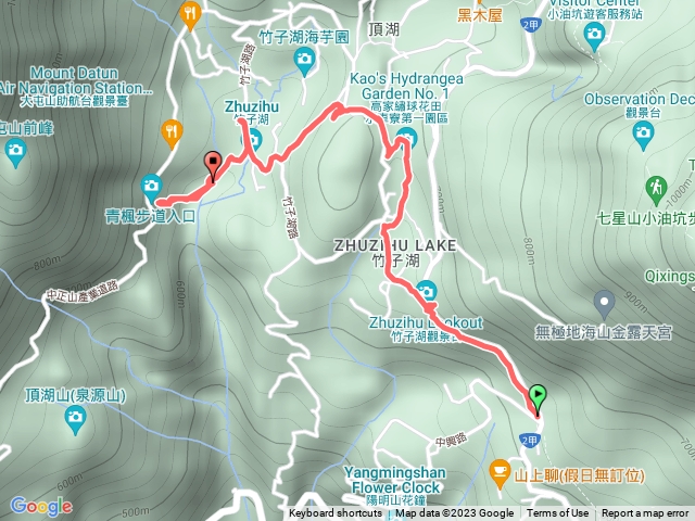 陽明書院走到青楓步道