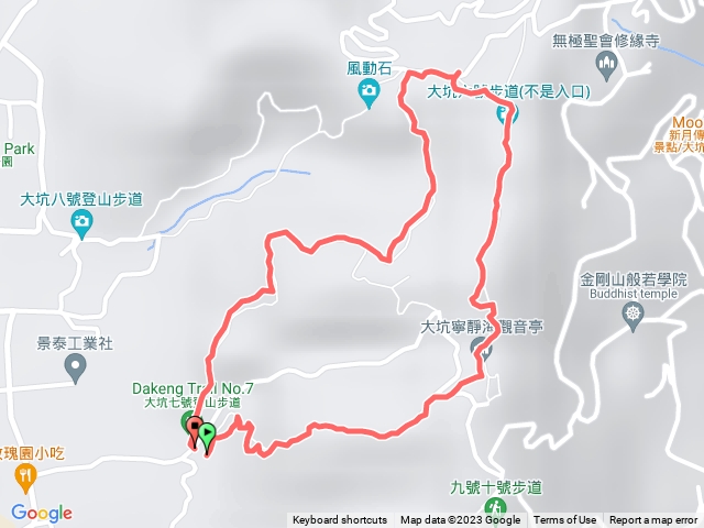 台中大坑6上7下環線